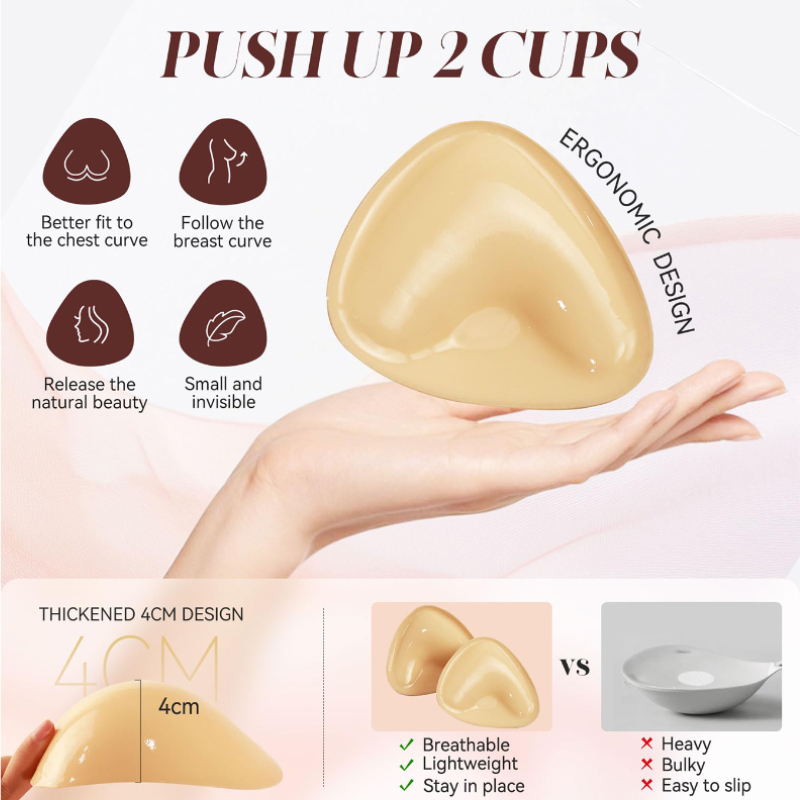 Kave 1/2 Pairs Double Sided St - Push Up Bra Silicone recensie en prijs