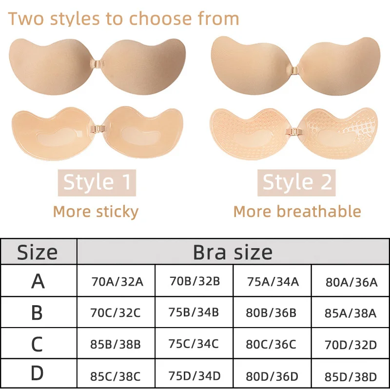 Sexy Women's bra Invisible Pus - Backless Bra Sticky recensie en prijs