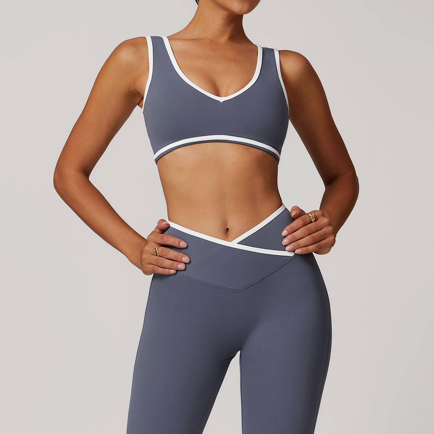 V-Neck Sports Bra Women Top Pu - Plunge Bra Push Up recensie en prijs