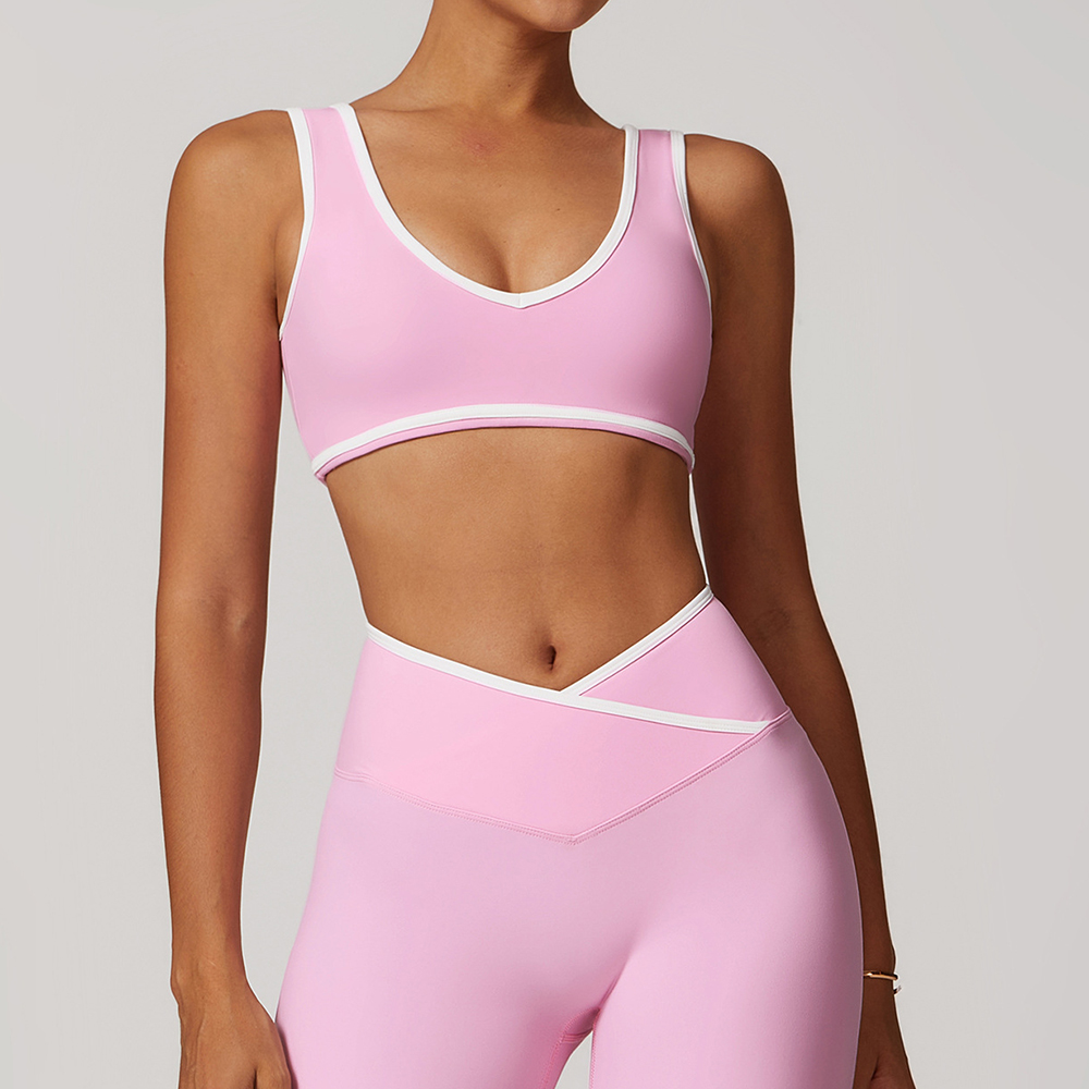 V-Neck Sports Bra Women Top Pu - Plunge Bra Push Up recensie en prijs