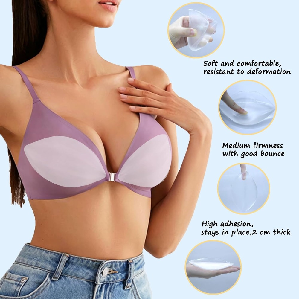 Adhesive Silicone Bra Inserts  - Push Up Bra Silicone recensie en prijs