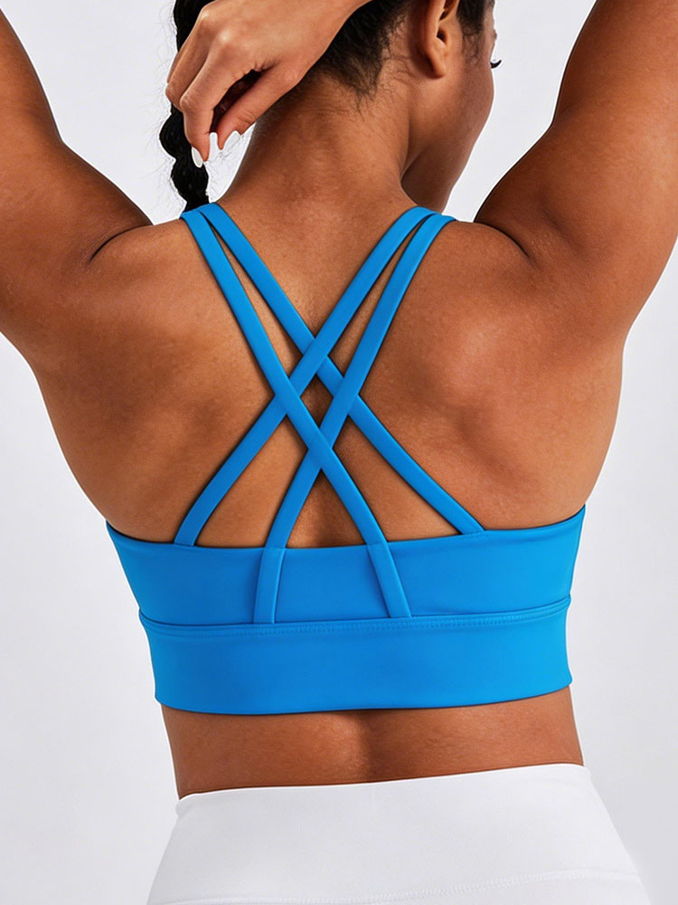 New Women's Solid Color High I - Sports Bra Racerback recensie en prijs