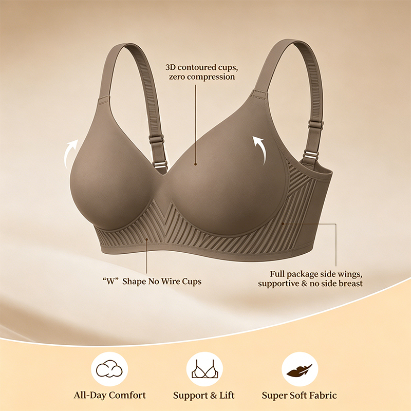 Full Coverage Push Up Jelly Su - Wirefree Bra Comfort recensie en prijs