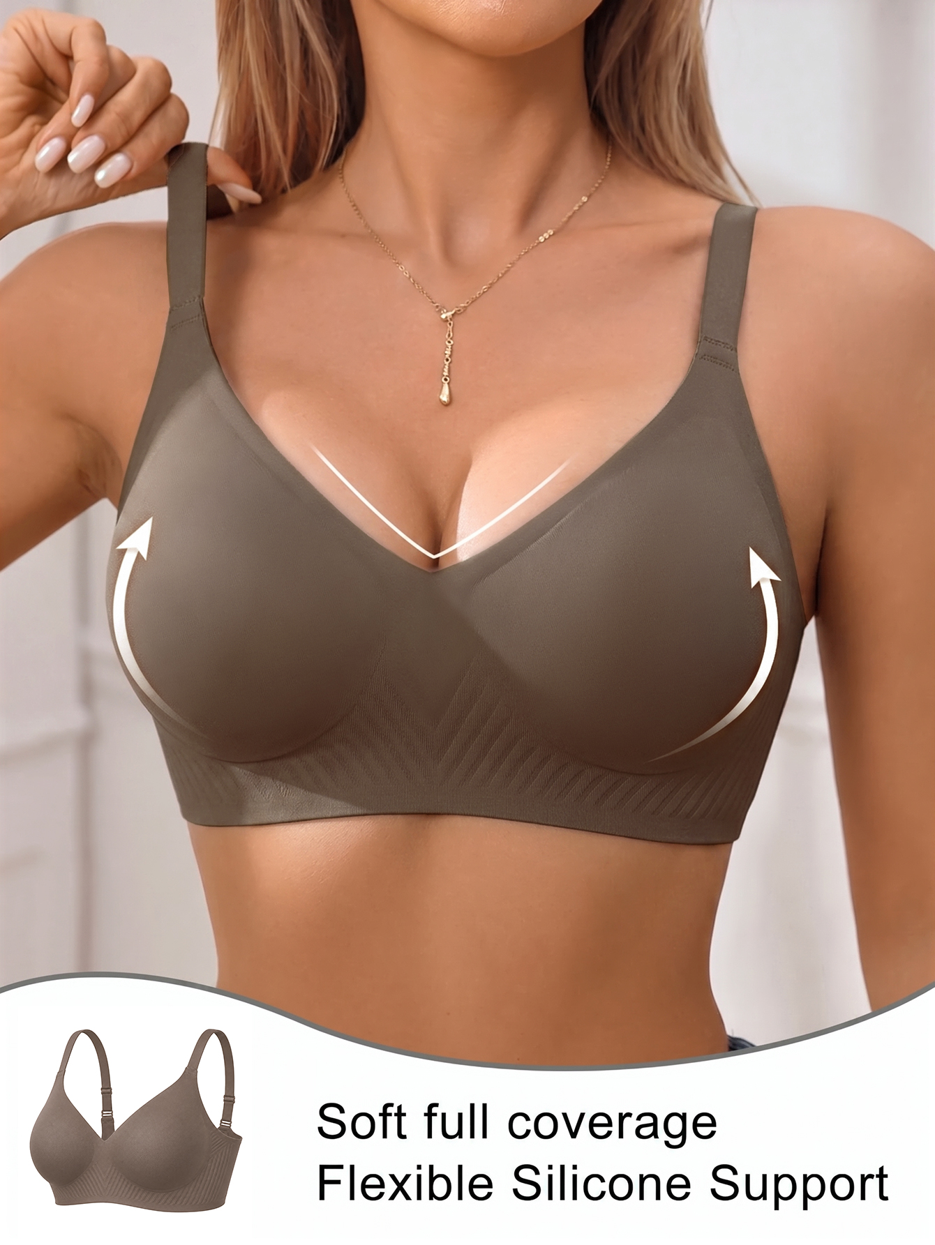 Full Coverage Push Up Jelly Su - Wirefree Bra Comfort recensie en prijs