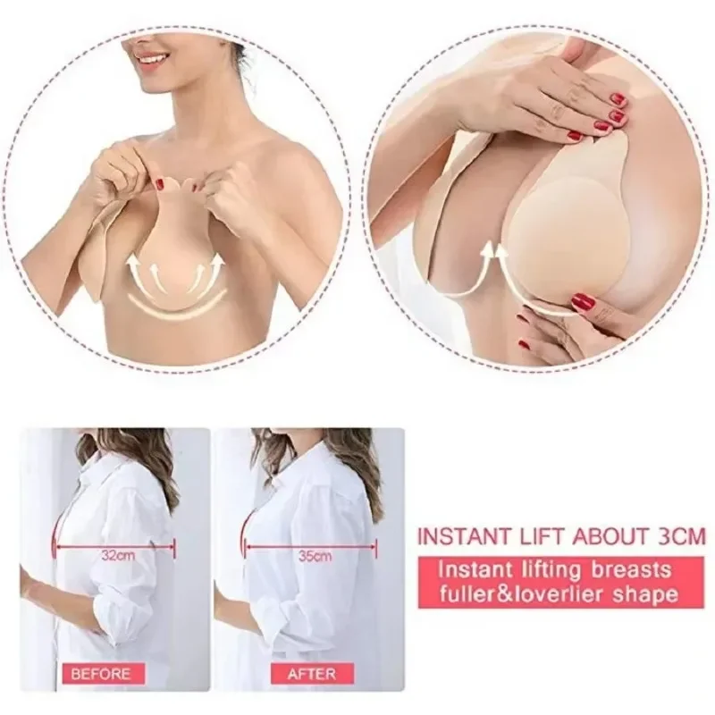 1Pair Self Adhesive Silicone S - Strapless Bra Adhesive recensie en prijs