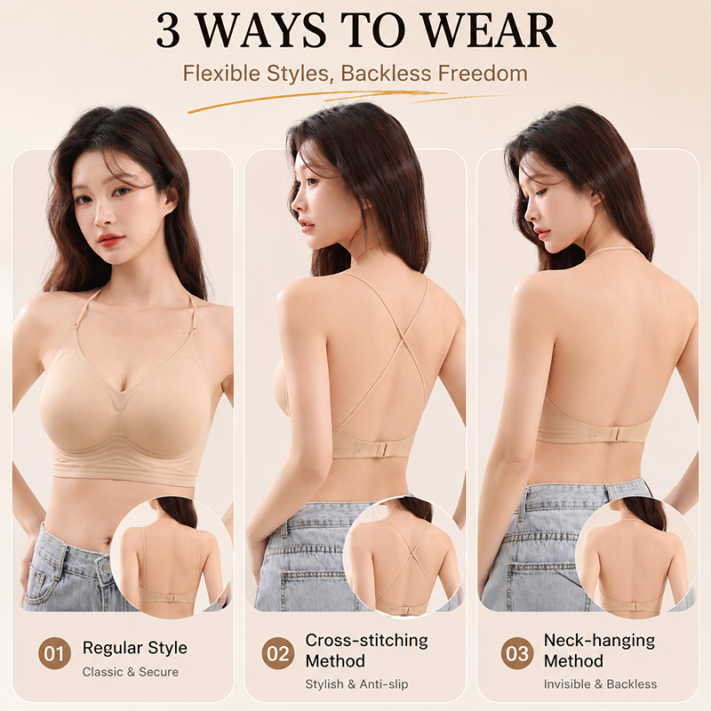 FINETOO Seamless Wave Support  - Sleep Bra Bralette recensie en prijs