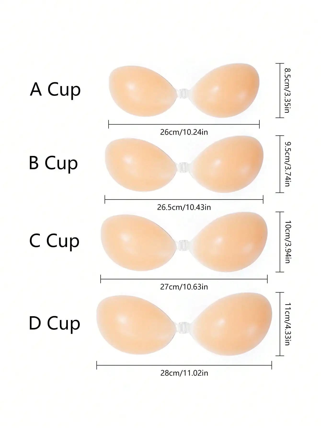 1pc Women's Silicone Sticky Br - Strapless Bra Adhesive recensie en prijs
