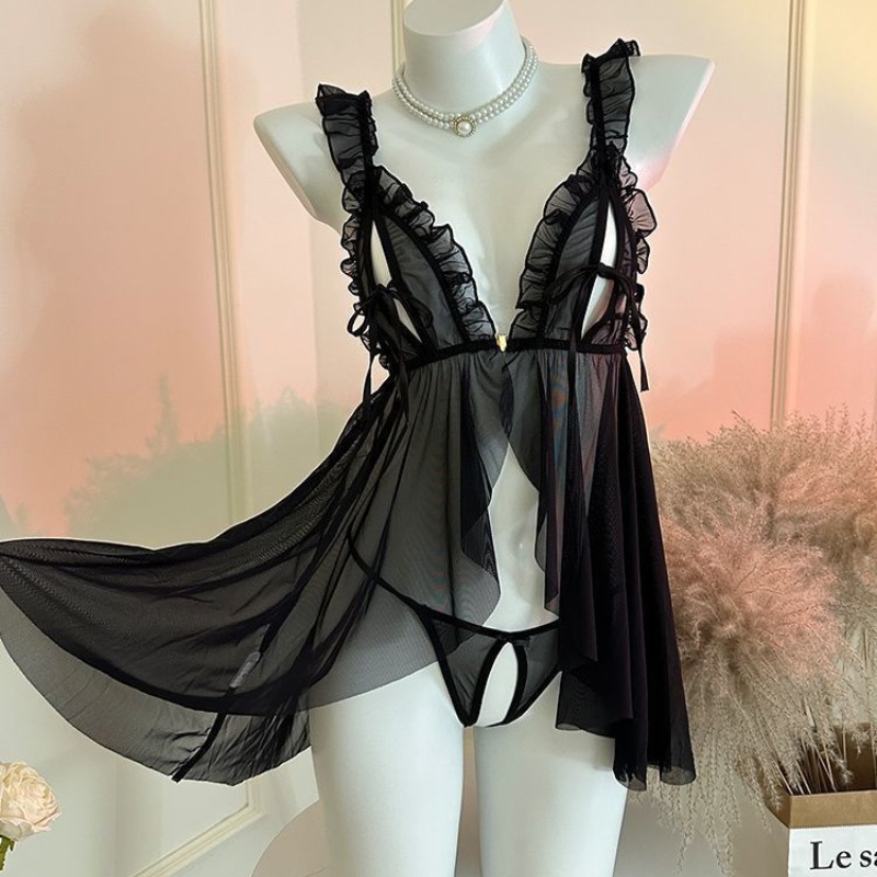Women Pajamas Set Lace Open Br - Lace Bralette Set recensie en prijs