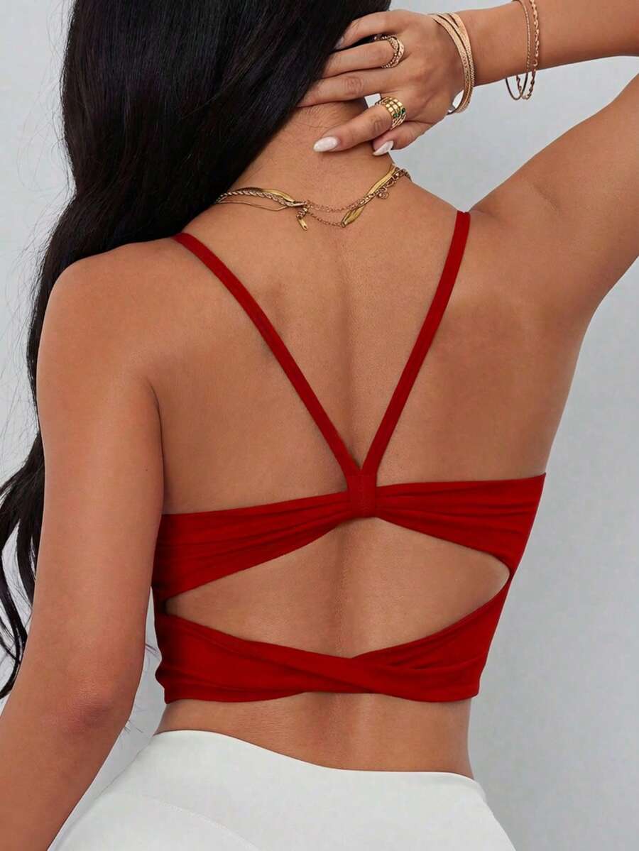 Womens Criss-Cross Strap Racer - Sports Bra Racerback recensie en prijs