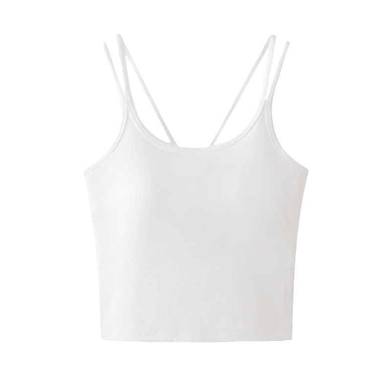 Crop Top Women Sexy Sleeveless - T Shirt Bra Seamless recensie en prijs