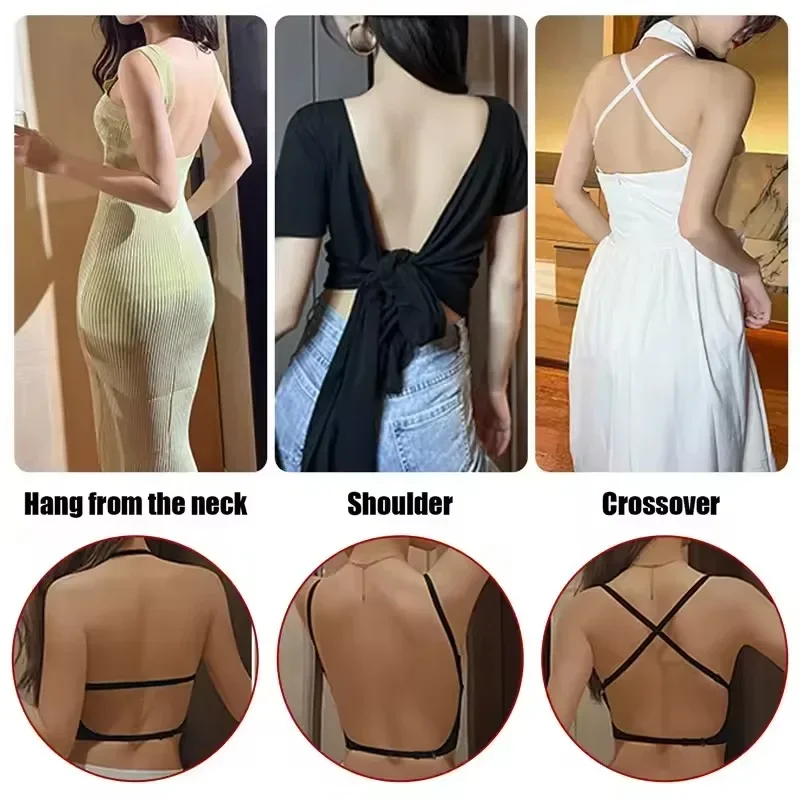 Women Invisible Bra Deep U Plu - Backless Bra Sticky recensie en prijs