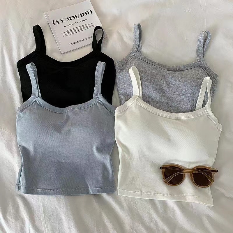 Crop Top Women Sexy Sleeveless - T Shirt Bra Seamless recensie en prijs