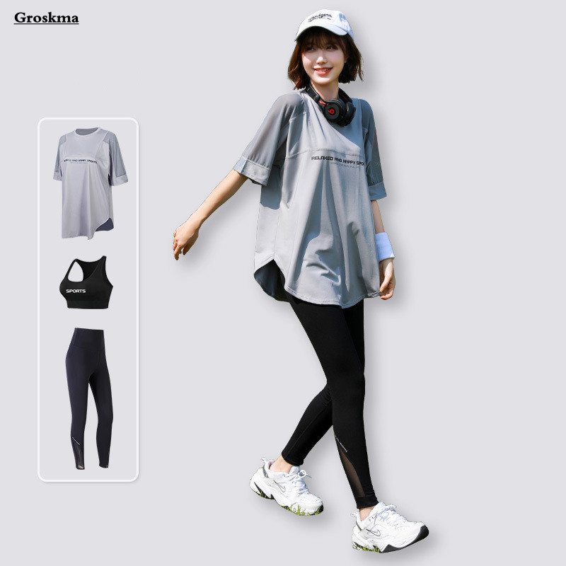 Mesh Loose T Shirt+Bra+Legging - T Shirt Bra Seamless recensie en prijs