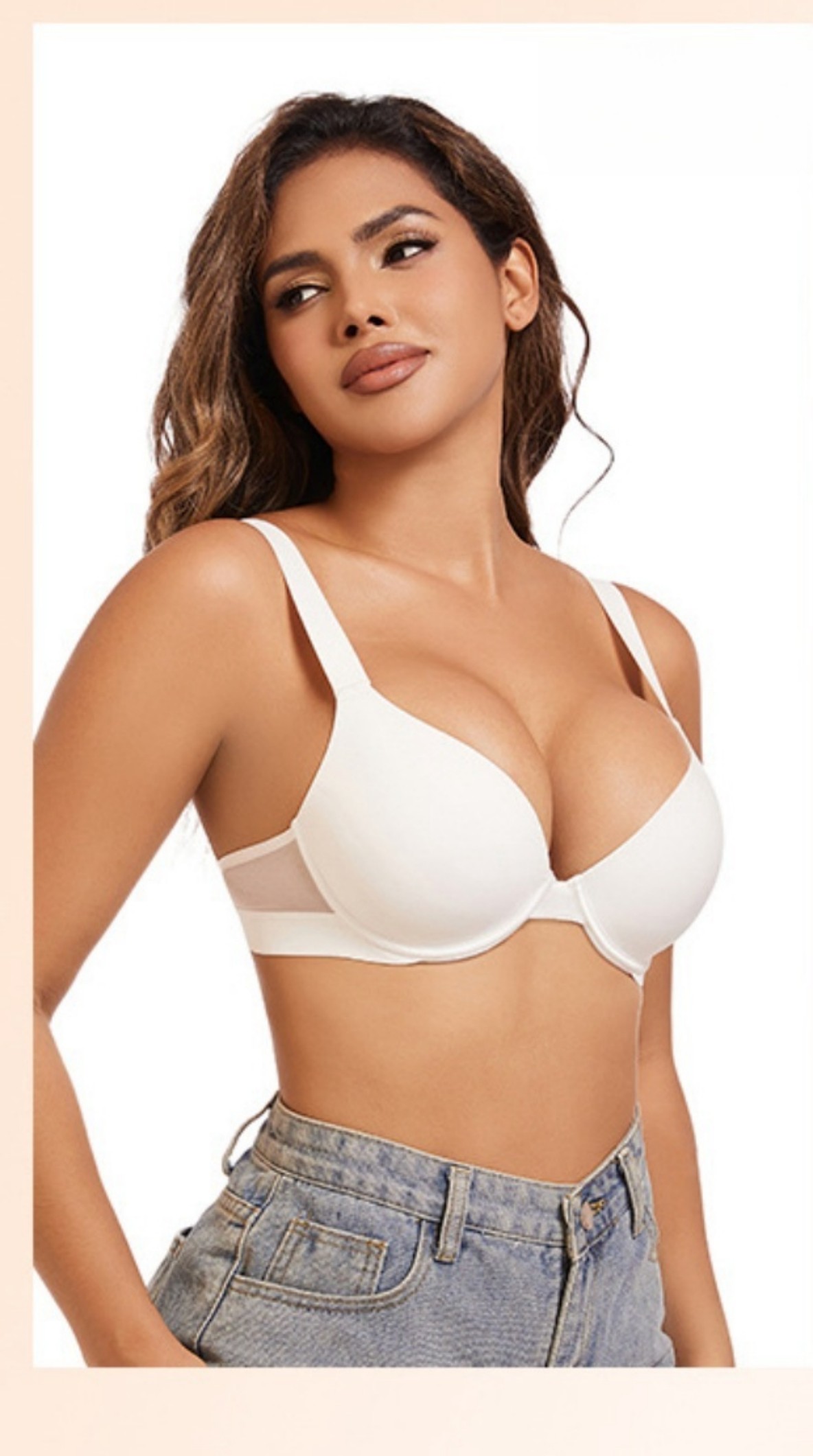 2025 Women's Plus Size Push Up - Demi Bra Balconette recensie en prijs