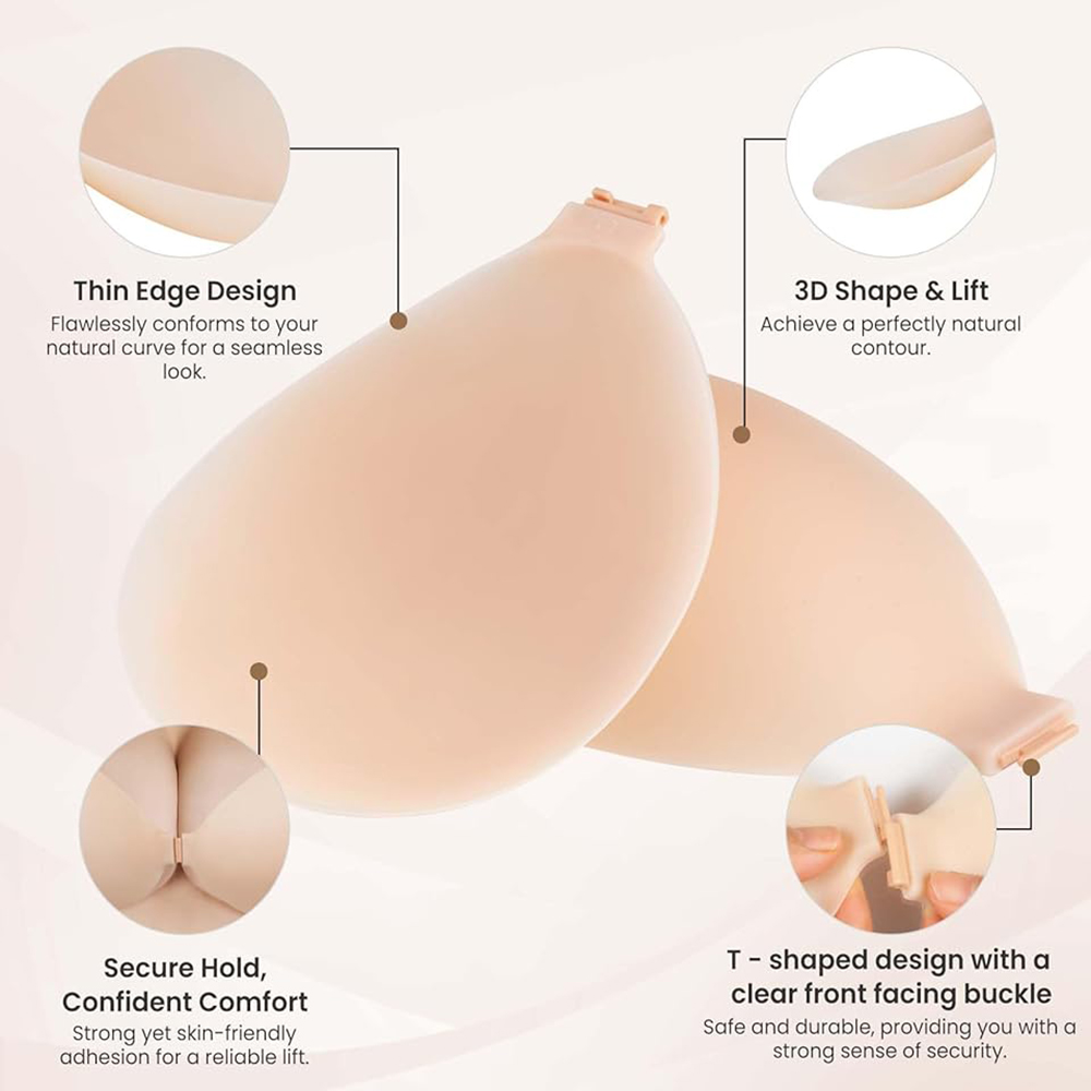 Strapless Push Up Sticky Bra P - Backless Bra Sticky recensie en prijs