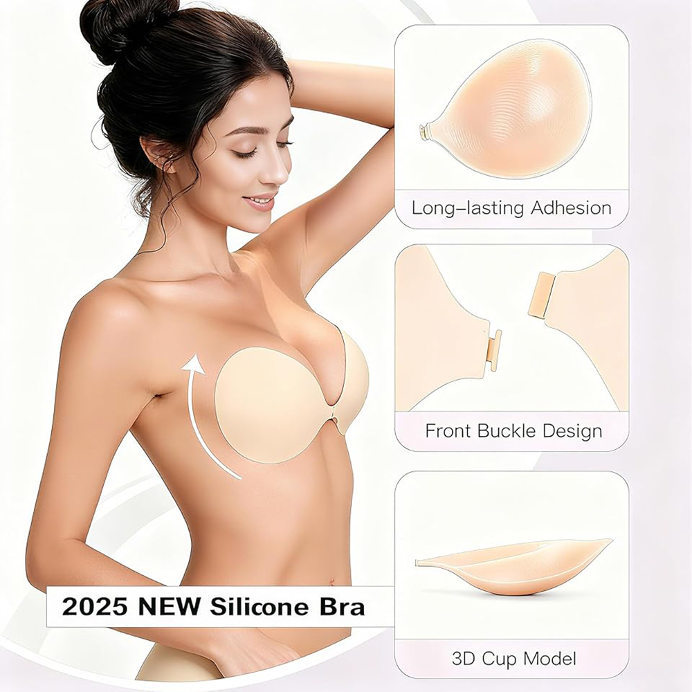 Strapless Push Up Sticky Bra P - Backless Bra Sticky recensie en prijs