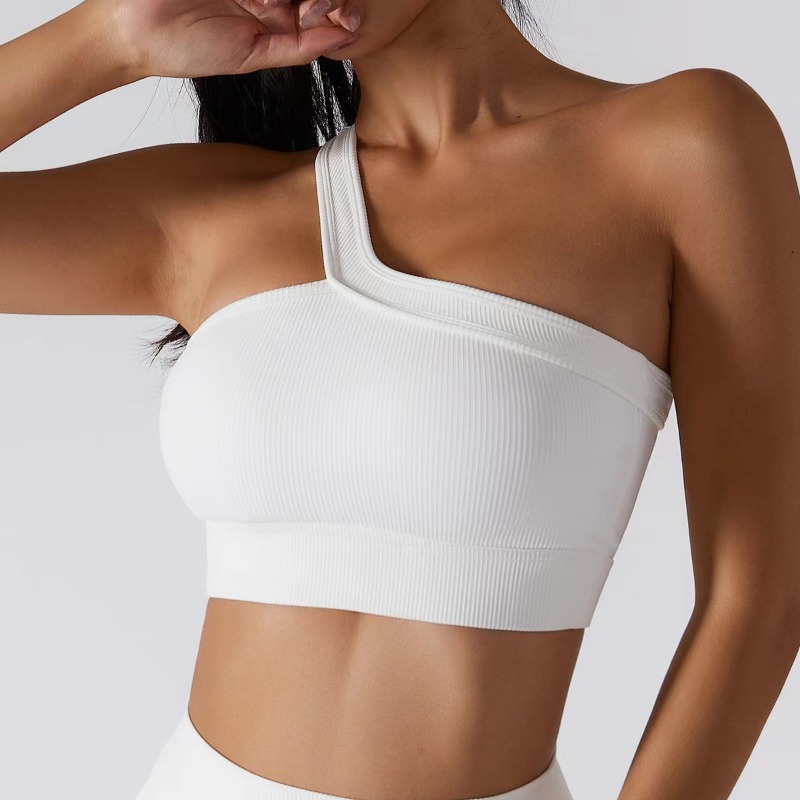 Women Single Shoulder Sexy Yog - T Shirt Bra Seamless recensie en prijs