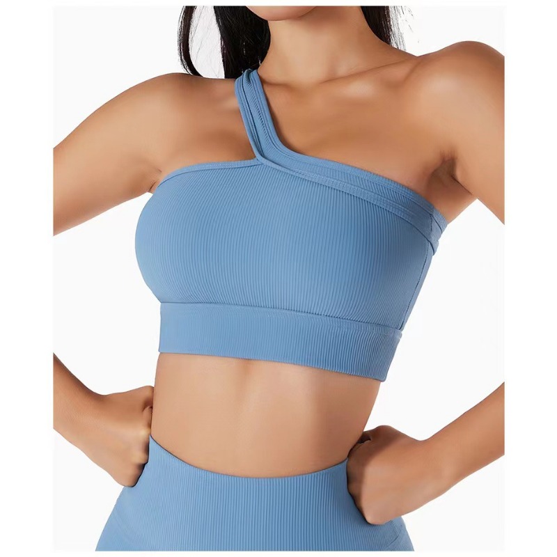Women Single Shoulder Sexy Yog - T Shirt Bra Seamless recensie en prijs