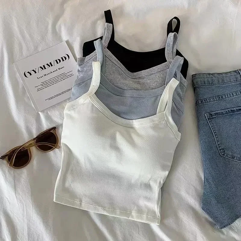 Sexy Sleeveless Crop Top for W - T Shirt Bra Seamless recensie en prijs