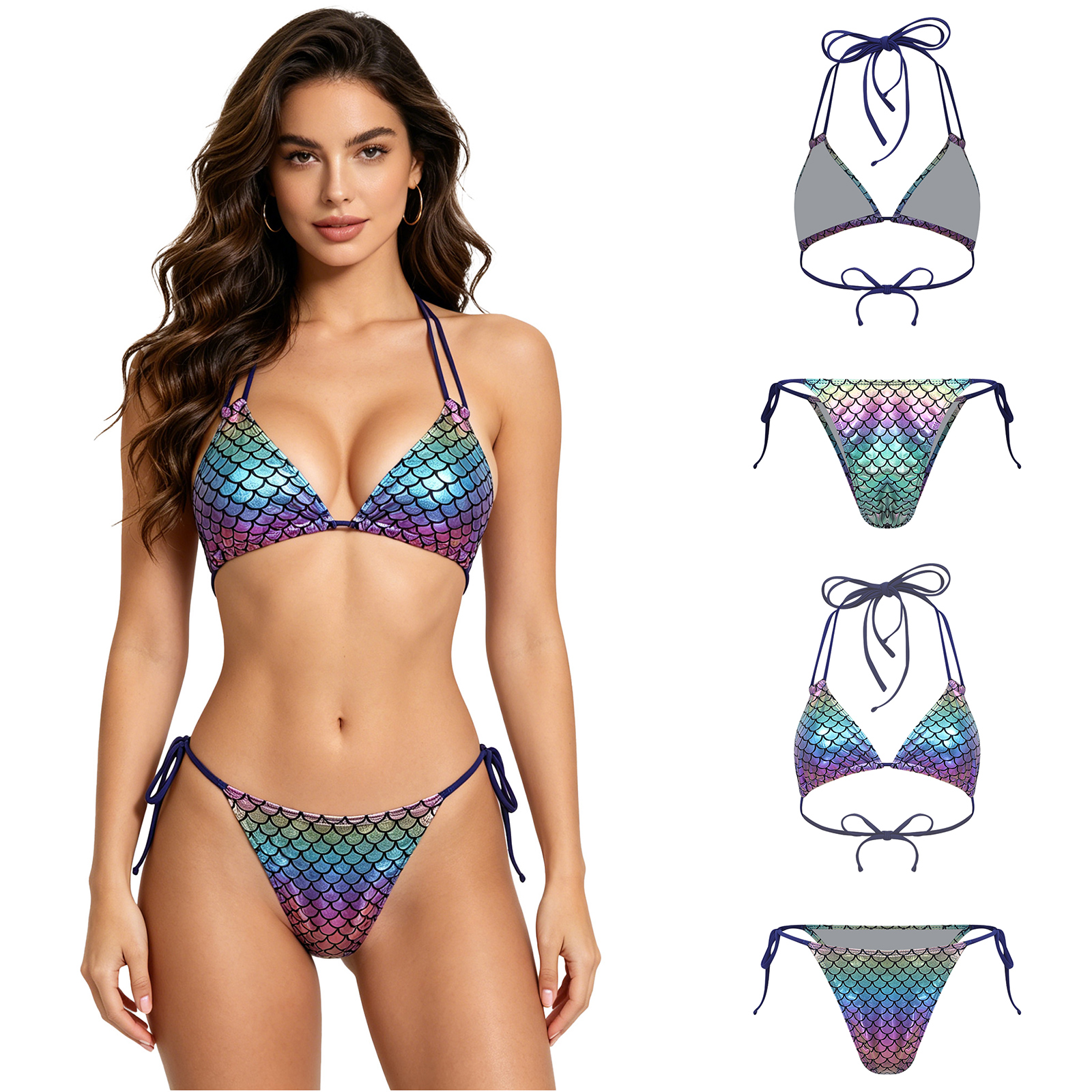 Women's Mermaid Bikini Swimsui - Underwire Bra Padded recensie en prijs