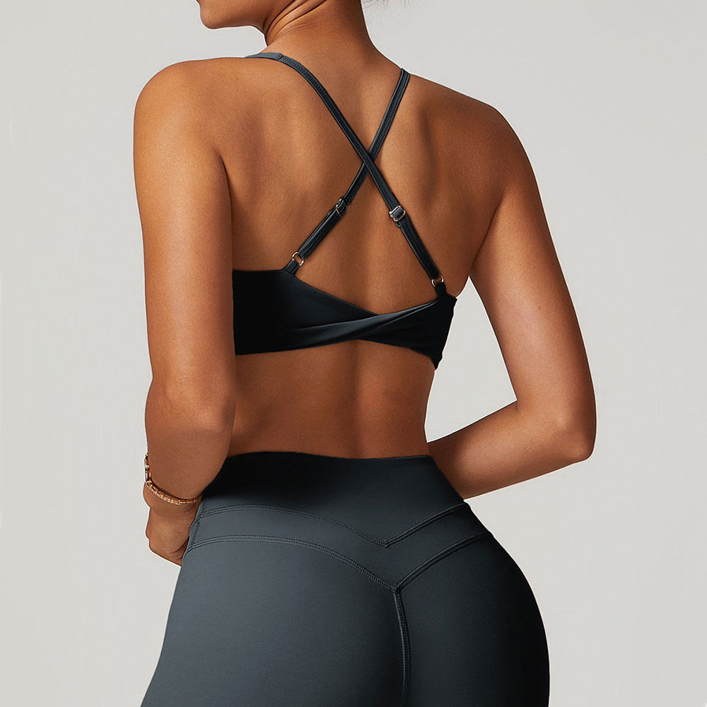 JUREN Sports Bra Women Fitness - Plunge Bra Push Up recensie en prijs