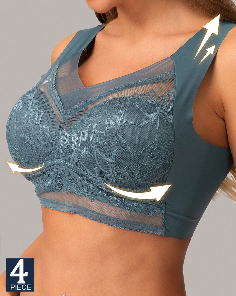 4Pcs Plus Size Women Seamless  - Minimizer Bra Women recensie en prijs